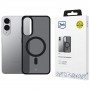 3MK Smoke MagCase capa para Samsung Galaxy S25 Edge, preta