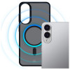 3MK Smoke MagCase capa para Samsung Galaxy S25 Edge, preta