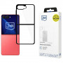 3MK Satin Armor Case+ Flip capa com tampa para Samsung Galaxy Z Flip7, transparente
