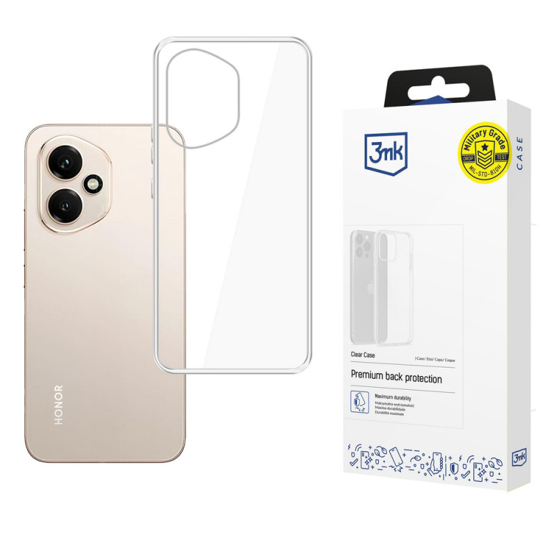 3MK Clear Case capa para Honor 400, transparente