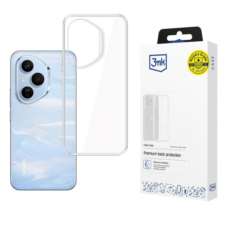3MK Clear Case capa para Honor 400 Pro, transparente