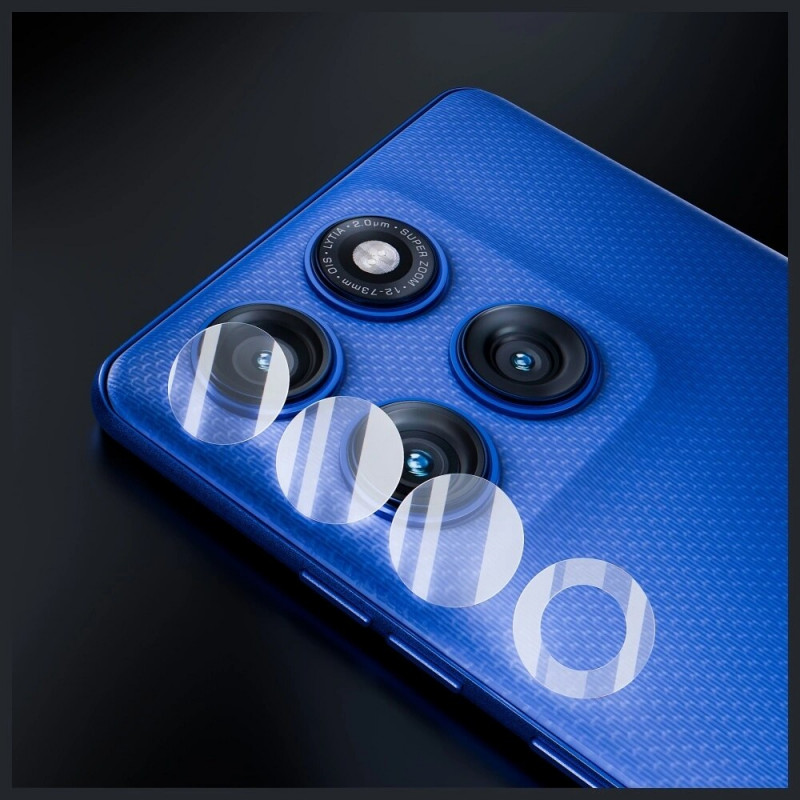 3MK Lens Protection vidro híbrido para lente da câmara Motorola Edge 60 Pro (4 un.)