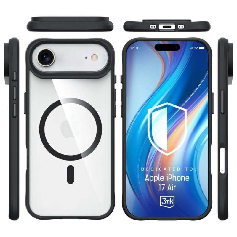 3mk Satin Armor MagCase capa para Apple iPhone Air, branca