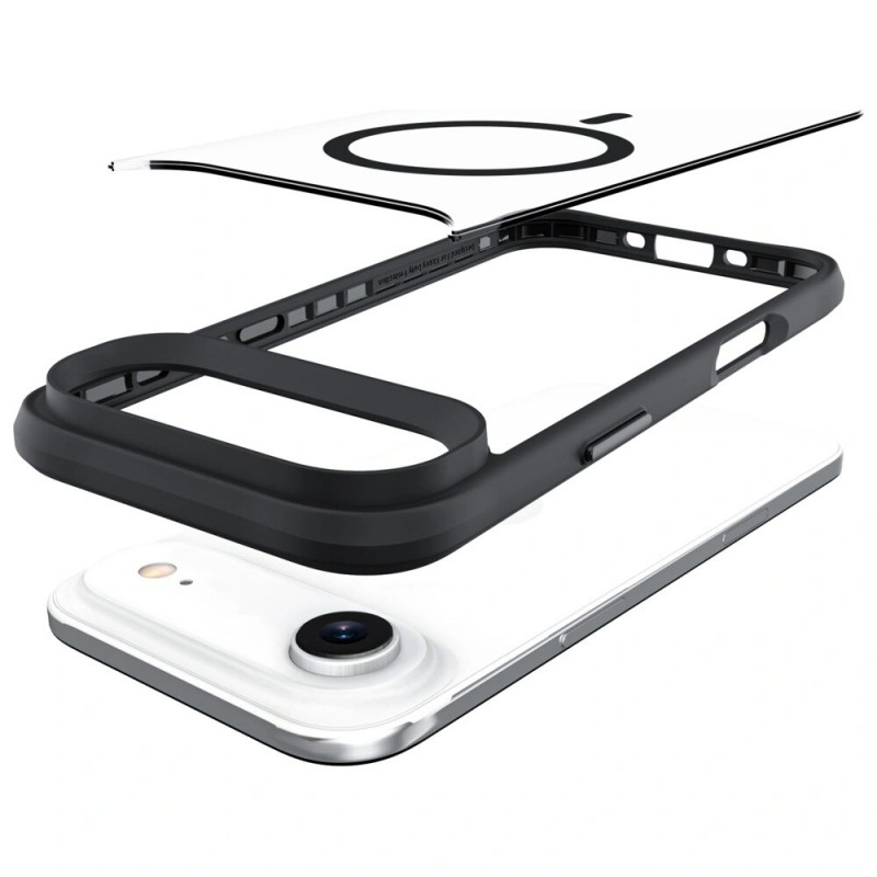 3mk Satin Armor MagCase capa para Apple iPhone Air, branca