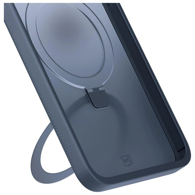 3mk Smoke Case Mag&Stand capa para Apple iPhone Air, preta