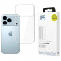 3mk Clear Case capa protetora para Apple iPhone 17 Pro / 18 Pro, transparente