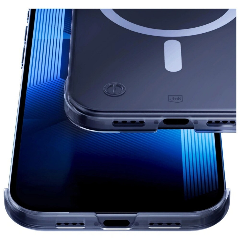3mk Just20g MagCase capa para Apple iPhone 17 Pro Max, transparente, policarbonato