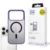3mk Frosty MagCase capa para Apple iPhone 17 Pro Max, roxa