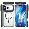3mk Satin Armor MagCase capa para Apple iPhone 17 Pro Max, transparente preta