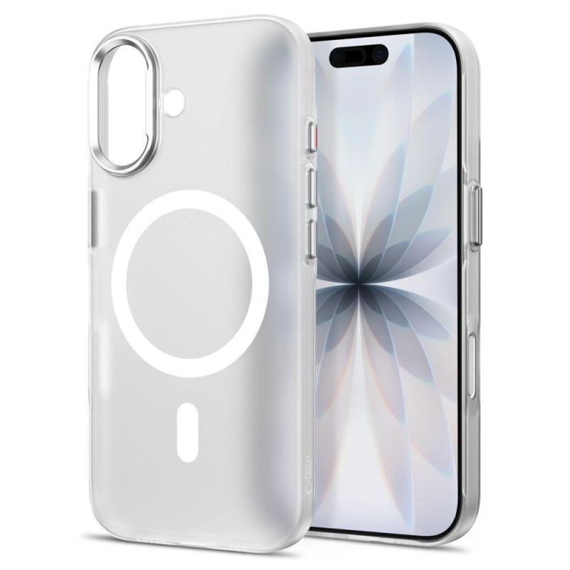 Tech-Protect MagZero MagSafe capa para Apple iPhone 17, branco mate