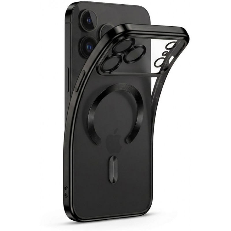 Tech-Protect MagFlex MagSafe capa para Apple iPhone 17 Pro / 18 Pro, preto brilhante