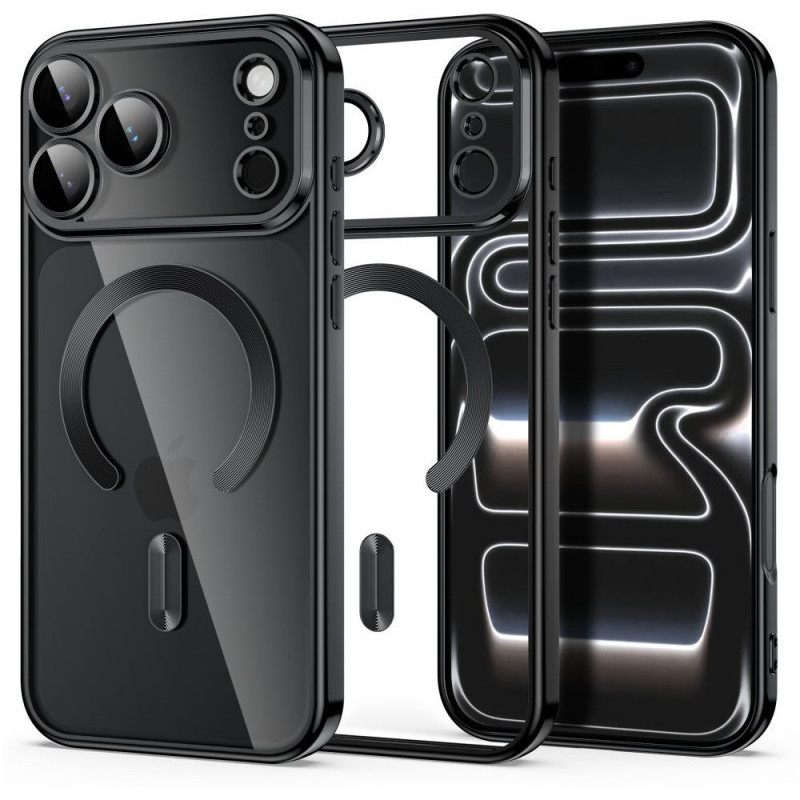 Tech-Protect MagFlex MagSafe capa para Apple iPhone 17 Pro Max / 18 Pro Max, preto brilhante