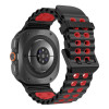 Tech-Protect Iconband Pro bracelete para Samsung Galaxy Watch Ultra 1 / 2 (2024-2026), 47 mm, preta/vermelha