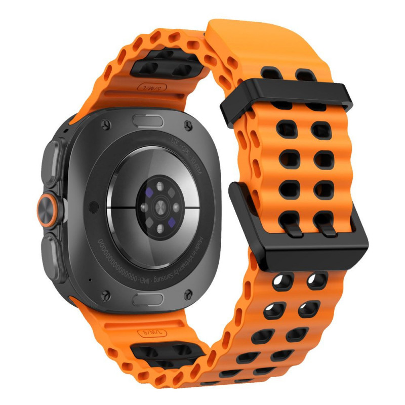 Tech-Protect Iconband Pro bracelete para Samsung Galaxy Watch Ultra 1 / 2 (2024-2026), 47 mm, laranja/preta