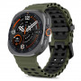 Tech-Protect Iconband Pro bracelete para Samsung Galaxy Watch Ultra 1 / 2 (2024-2026), 47 mm, verde militar/preta