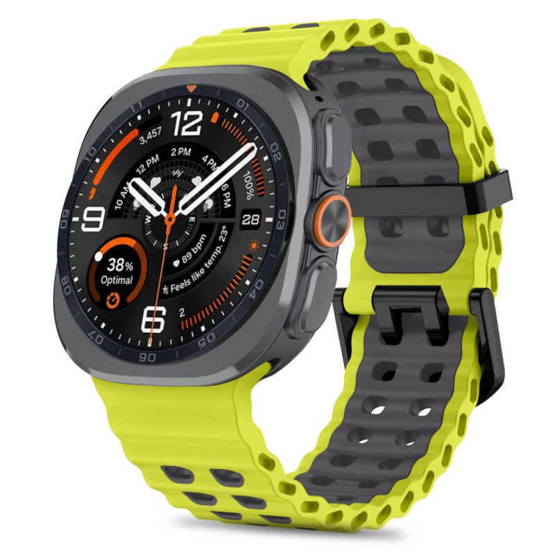 Tech-Protect Iconband Pro bracelete para Samsung Galaxy Watch Ultra 1 / 2 (2024-2026), 47 mm, lima/preta