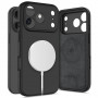 Tech-Protect Silicone MagSafe capa para Apple iPhone 17 Pro Max, preto