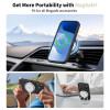 Tech-Protect Silicone MagSafe capa para Apple iPhone 17 Pro Max, preto