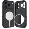 Tech-Protect Silicone MagSafe capa para Apple iPhone 17 Pro Max, preto