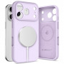 Tech-Protect Silicone MagSafe capa para Apple iPhone 17 Pro, lilás, THP4521