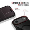 Tech-Protect MagHybrid MagSafe capa para Apple iPhone Air, preto/vermelho