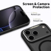 Capa Tech-Protect MagEdge MagSafe para Apple iPhone 17 Pro Max, preto mate/cinzento metálico escuro