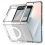 Capa Tech-Protect Flexair Hybrid MagSafe para Samsung Galaxy Z Flip 6 / 7 FE, transparente