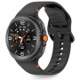 Tech-Protect Silicone bracelete para Samsung Galaxy Watch 8 / 9 / Classic 40/44/46 mm, preta