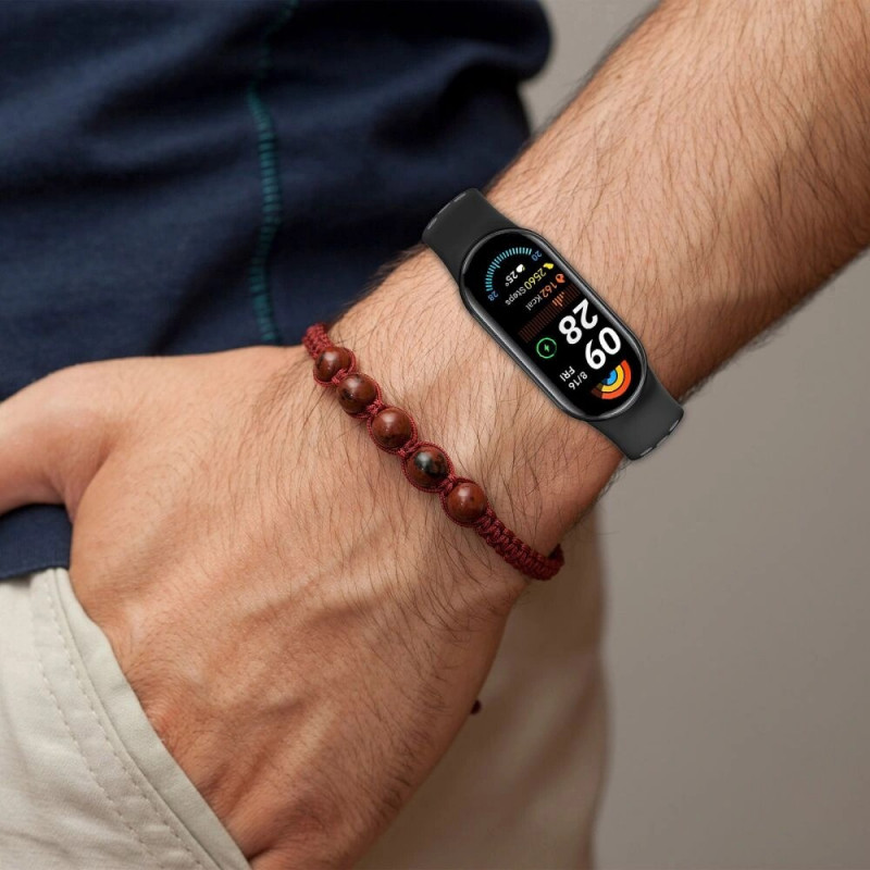Tech-Protect IconBand Air bracelete para Xiaomi Smart Band 8 / 9 / 10 / NFC, preta/vermelha