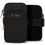 Tech-Protect M7 braçadeira desportiva universal (capa), preta/laranja