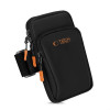 Tech-Protect M7 braçadeira desportiva universal (capa), preta/laranja