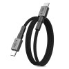 Tech-Protect Ultraboost DNA MagTwist cabo USB-C PD 100W / 5A, 100 cm, cinzento ferro