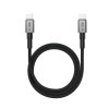 Tech-Protect Ultraboost DNA MagTwist cabo USB-C PD 100W / 5A, 200 cm, cinzento ferro
