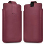 Tech-Protect SM65 bolsa universal para telemóvel, 6,0-6,9 polegadas, pele ecológica, bordô