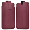 Tech-Protect SM65 bolsa universal para telemóvel, 6,0-6,9 polegadas, pele ecológica, bordô