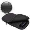 Tech-Protect SM70 bolsa universal para telemóvel, 6,0-7,2 polegadas, neopreno, com correia de pescoço, preta