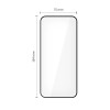 Tech-Protect Glass Fit+ vidro temperado para Xiaomi Redmi 15 4G / 5G, preto (2 un.)