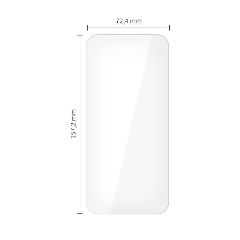 Tech-Protect Glass Fit+ vidro temperado para OnePlus 15, transparente (2 un.)
