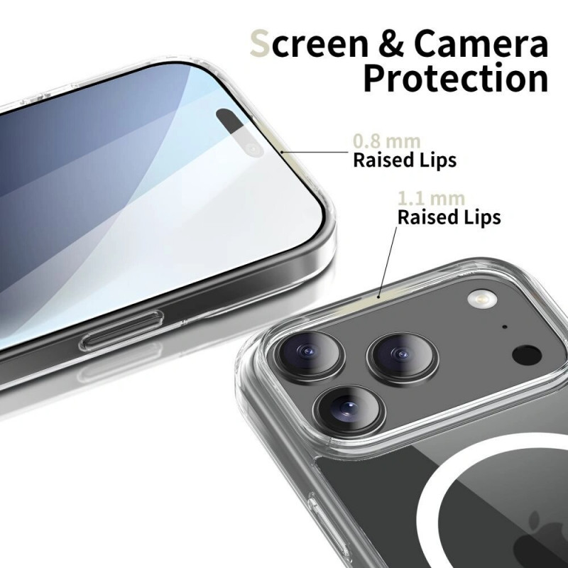 Tech-Protect FlexAir Hybrid MagSafe capa para Google Pixel 10 / 10 Pro, transparente