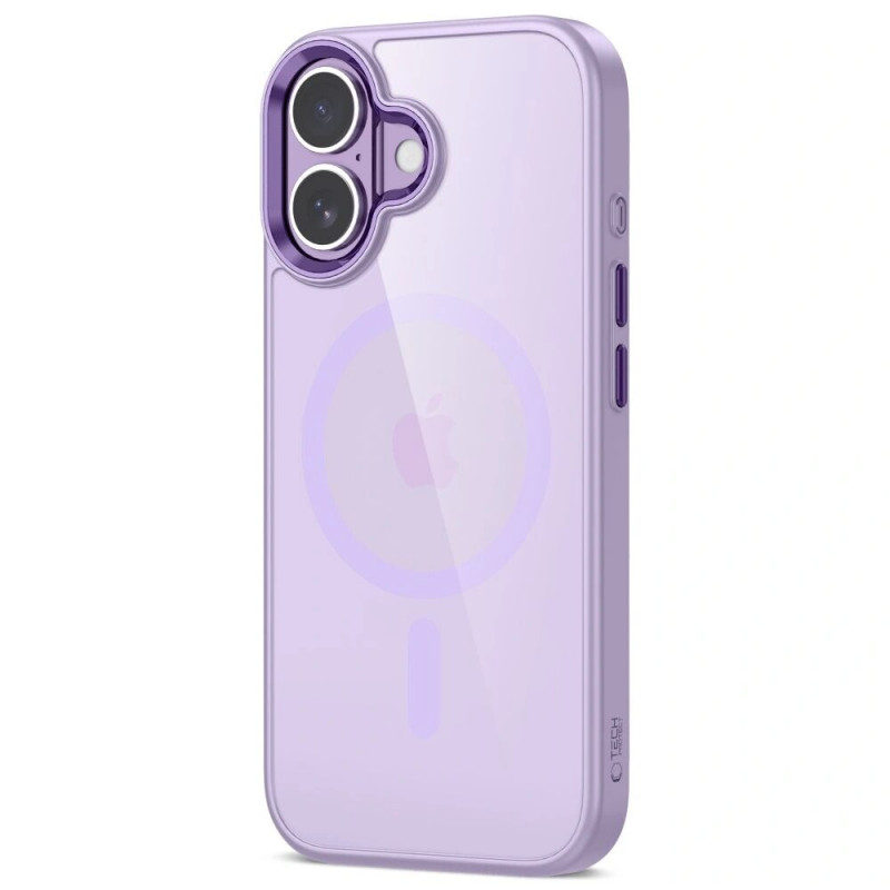 Tech-Protect MagMat MagSafe capa para Apple iPhone 17, lavanda/transparente