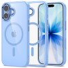 Tech-Protect MagMat MagSafe capa para Apple iPhone 17, azul névoa/transparente