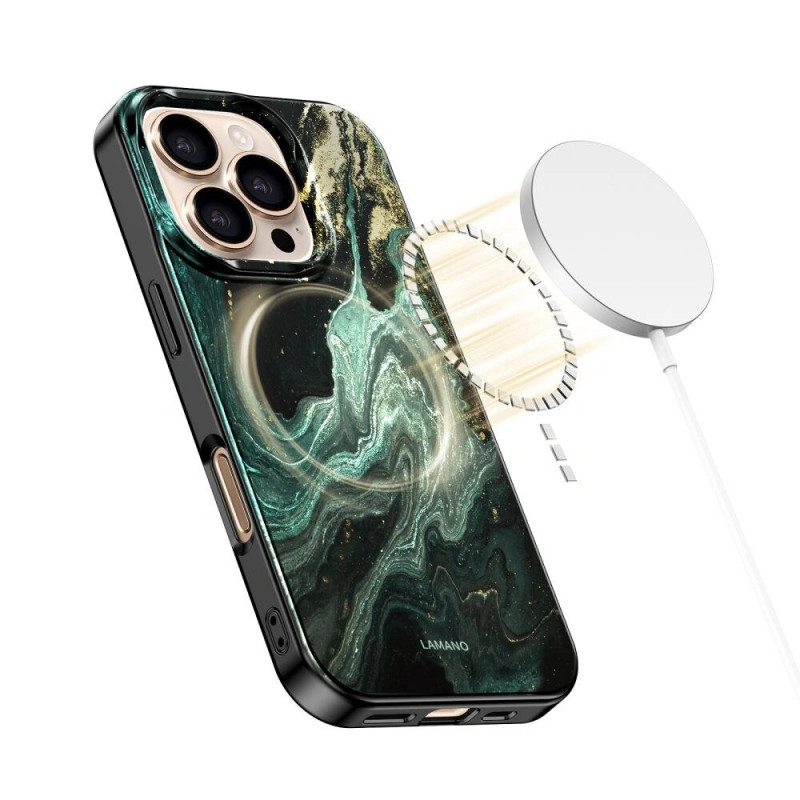 Tech-Protect Lamano MagSafe capa para Apple iPhone 16 Pro Max, Verde Aura