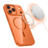 Tech-Protect MagMat MagSafe capa para Apple iPhone 17 Pro, laranja cósmico/transparente, THP4752