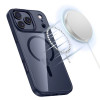 Tech-Protect MagMat MagSafe capa para Apple iPhone 17 Pro Max, azul profundo/transparente
