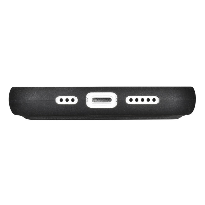 iCarer Oil Wax Wallet Case 2in1 capa de pele com tampa para iPhone 14 Plus, Anti-RFID, preta (WMI14220723-BK)