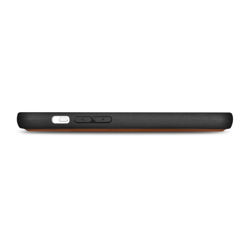 iCarer Wallet Case 2in1 capa de pele com tampa para iPhone 14 Plus, Anti-RFID, castanha (WMI14220727-BN)