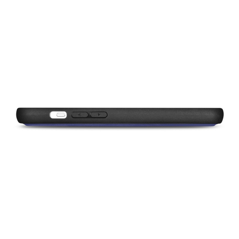 iCarer Wallet Case 2in1 capa de pele com tampa para iPhone 14 Plus, Anti-RFID, roxa clara (WMI14220727-LP)