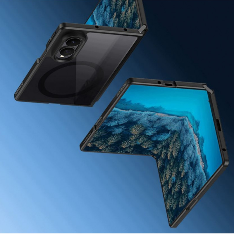 Dux Ducis Aimo Hybrid capa para Samsung Galaxy Z Fold8, magnética, preta