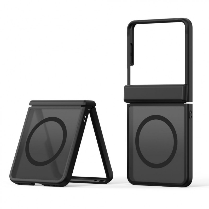 Dux Ducis Yind capa híbrida para Samsung Galaxy Z Flip8, MagSafe, preta