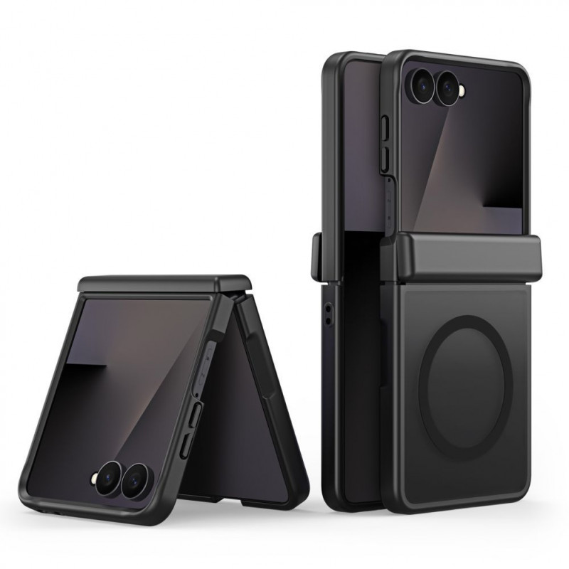 Dux Ducis Yind capa híbrida para Samsung Galaxy Z Flip8, MagSafe, preta